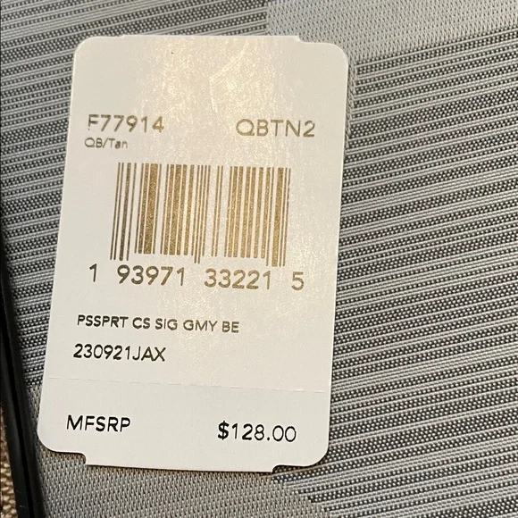 NWT Coach limited edition Brown and Orange Gummy Bear Print Wallet - Picture 2 of 6